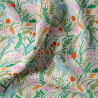 Printed Cotton AZLINE Ecru / Green